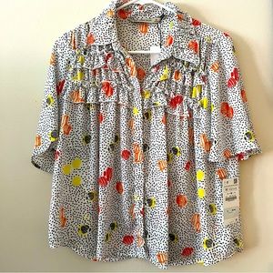 Zara Nautical Blouse